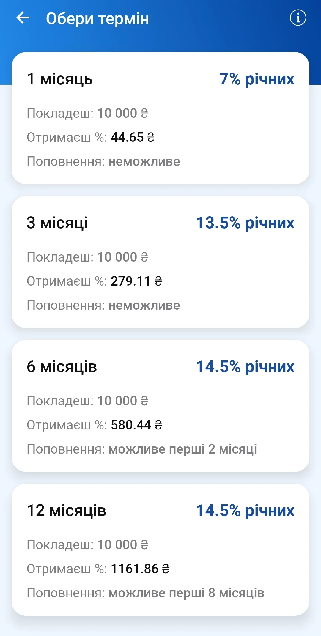 Банк Власний рахунок ВОСТОК , депозит під високі відсотки 